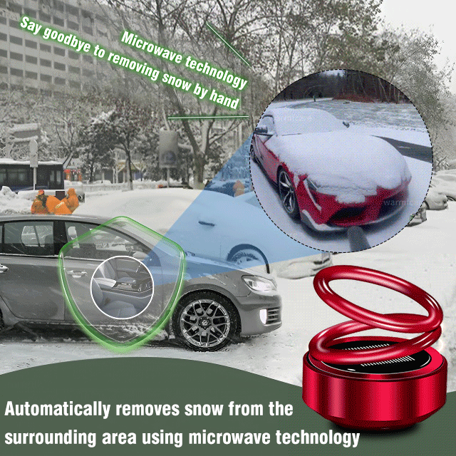 Car double ring suspension defroster
