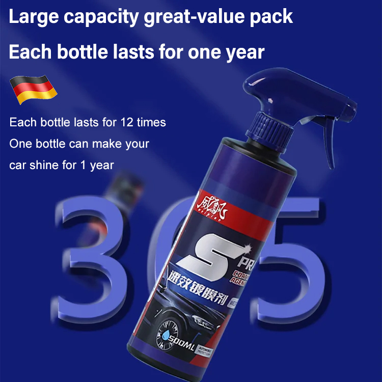 Fast-acting car coating agent