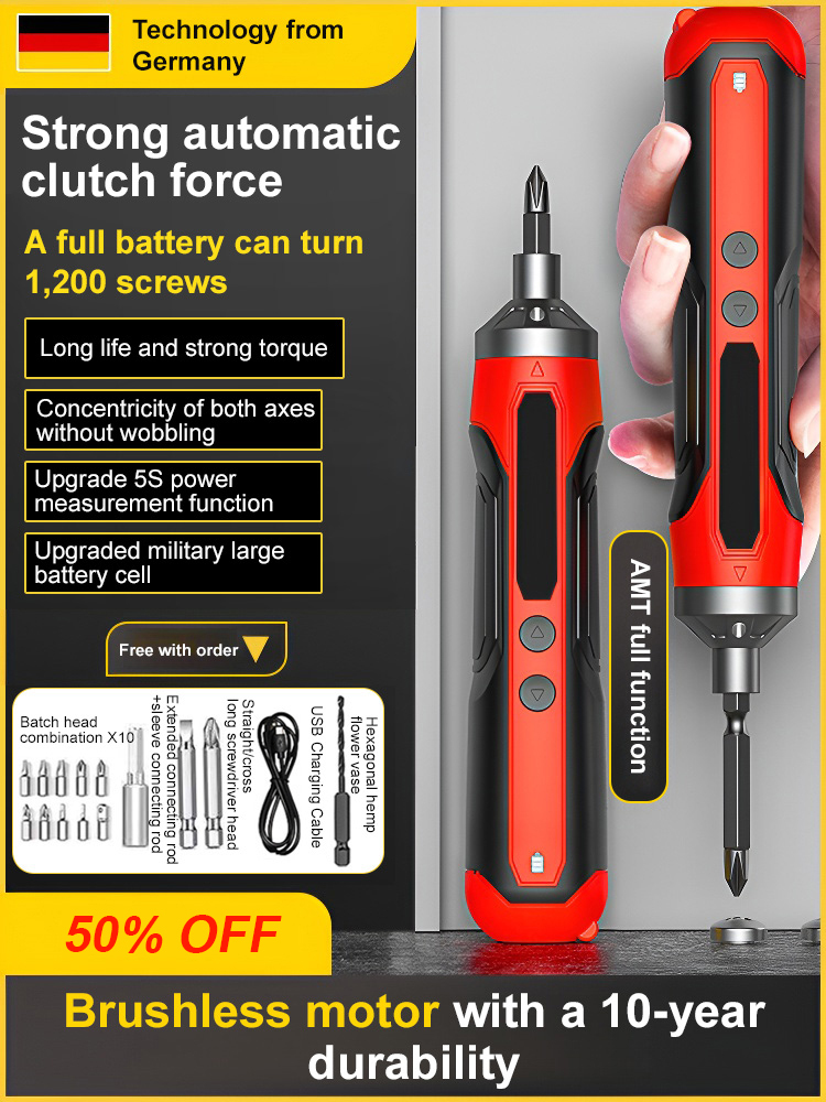Multi-function electric screwdriver