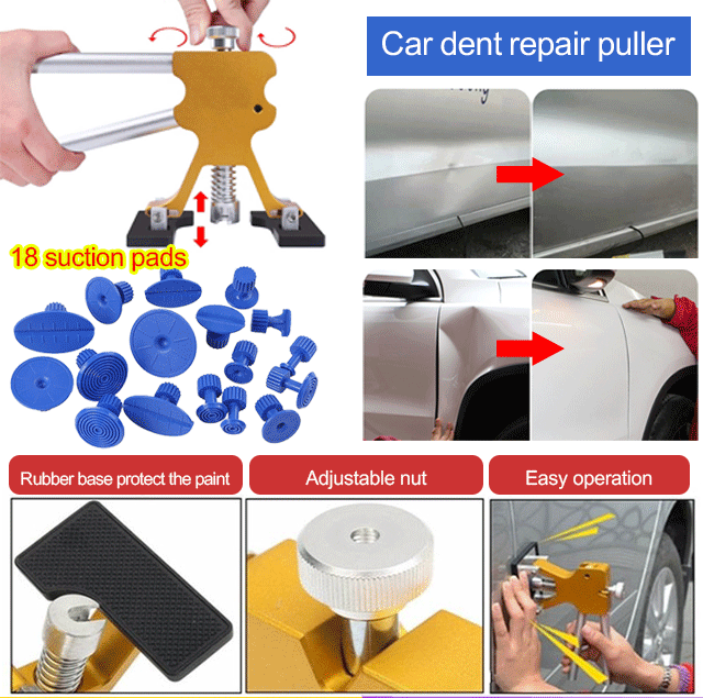 18-Piece Car Dent Repair Tool Set