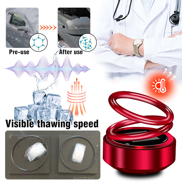 Car double ring suspension defroster