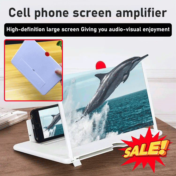 Cell phone screen amplifier