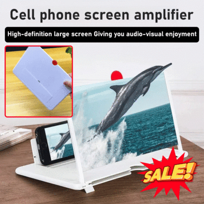Cell phone screen amplifier