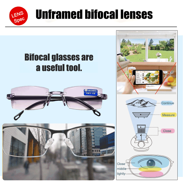 Smart High-Tech Anti-Radiation Zoom Reading Glasses--Allocation 1055551