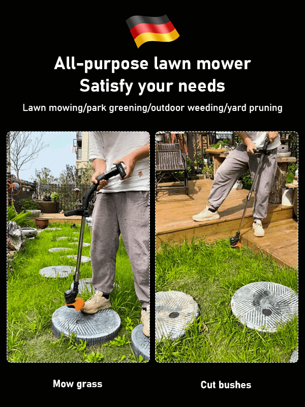 【All Copper Motor】Upgrade Portable Mower