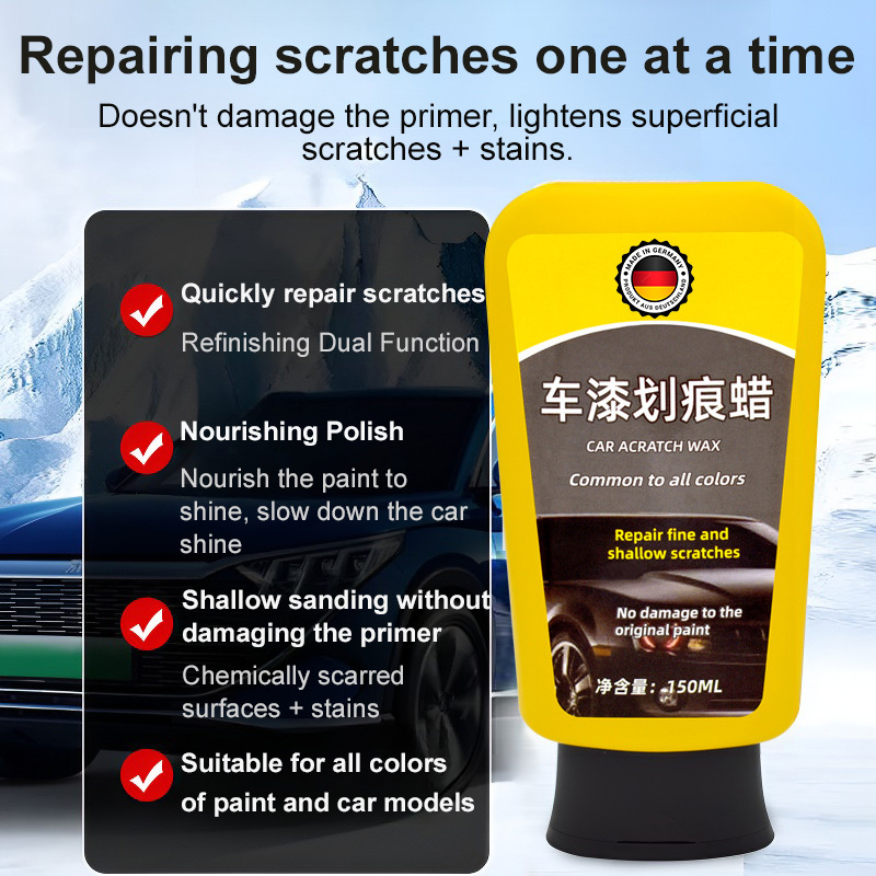 Car Paint Scratch Wax Quick Repair Scratch Stains Made Easy