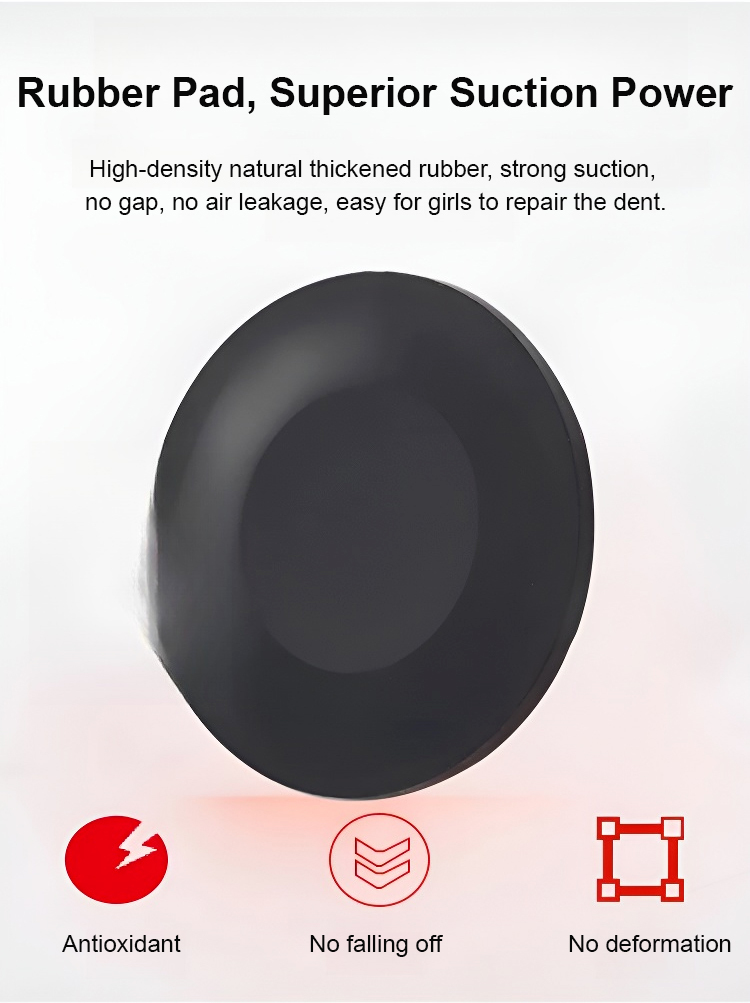 Dual head suction cup car dent repair tool