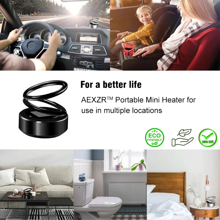 Car double ring suspension defroster