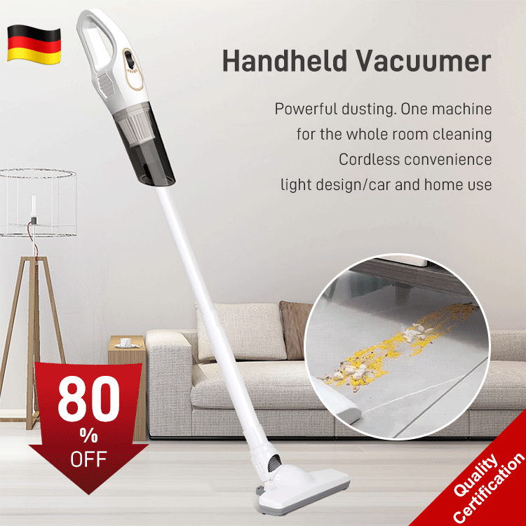 [Wireless vacuuming and mopping] High suction power dust mite removal mopping machine