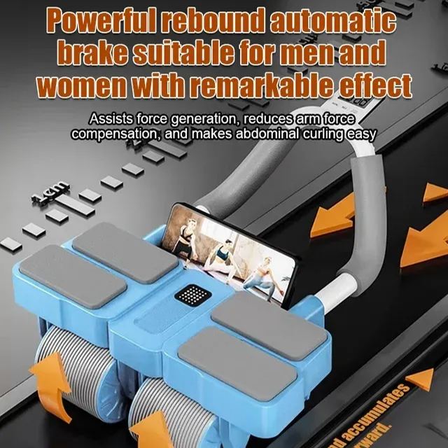 Four automatic recoil belly roll belly healthy belly wheel