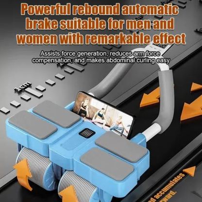 Four automatic recoil belly roll belly healthy belly wheel