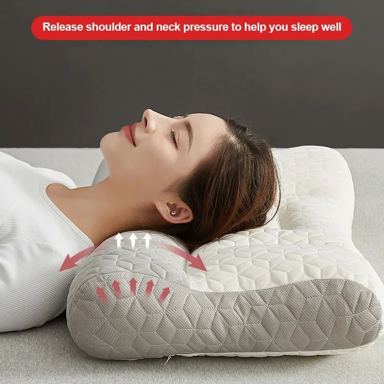 Traction Cervical Latex Pillow