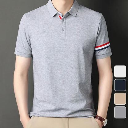 Shortsleeved cotton casual shirt for men