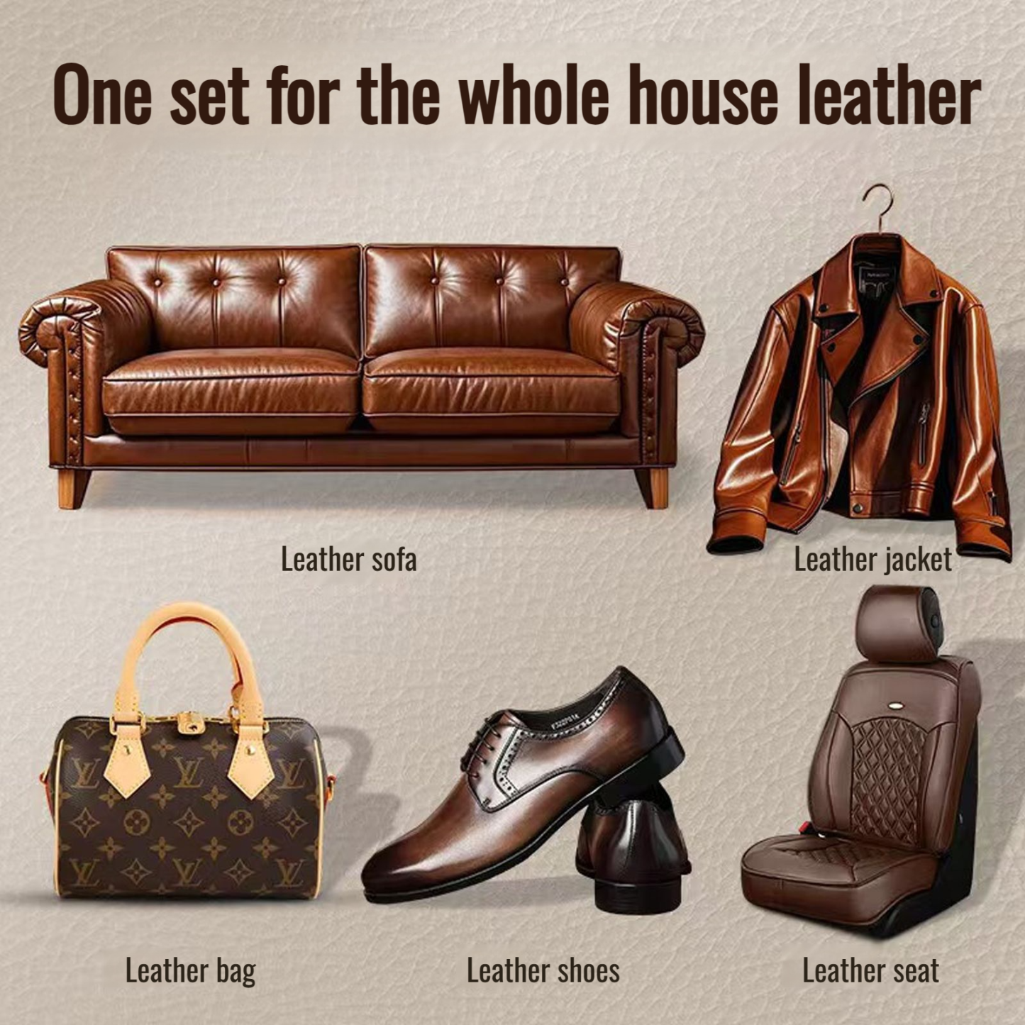 🧥👞 2-in-1 Leather Cleaner and Conditioner: Cleans + conditions in one step, say goodbye to dryness and stiffness! 🔥