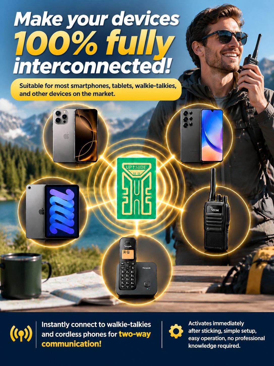 "Aren't you anxious about losing contact with your family if an earthquake or typhoon causes a communication blackout?" 😰