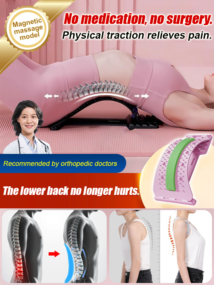 🌟 BACK PAIN IS NOT INEVITABLE, TAKE BACK CONTROL IN A GENTLE WAY. 🌟 BACK STRETCHER WITH MAGNETIC THERAPY AND ACUPRESSURE – Because every day deserves to be lived without this persistent discomfort. 