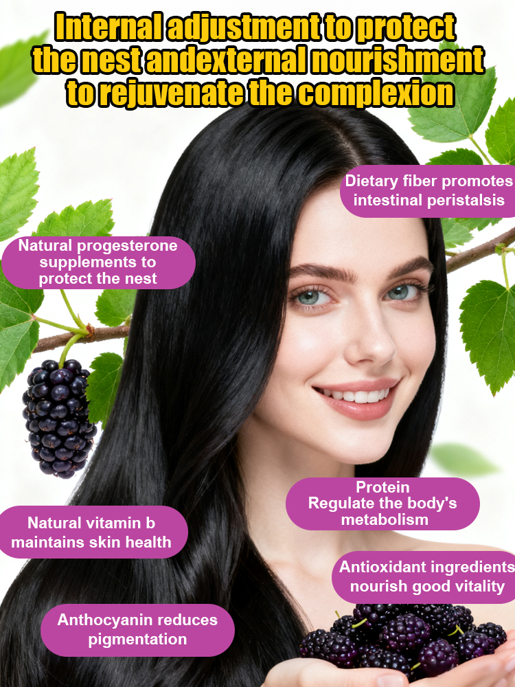 【Zero pollution, zero additives, dried mulberries 】🎉Royal Supplement: Natural Wild Mulberry Fruit Dry. A boost for men, a beauty salon for women.