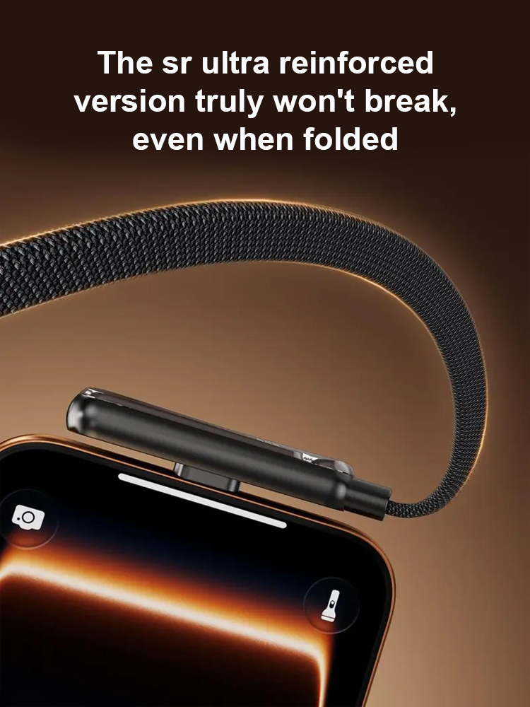 【Stand + Charging Cable】Two-in-One Foldable 240W Fast Charging Cable