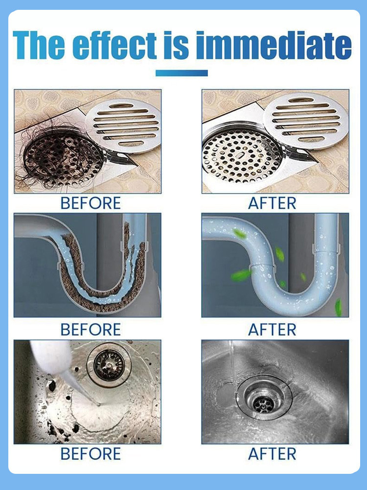 Powerful Pipe Unclogging Agent | Bio-enzymatic Technology | Pipe Maintenance