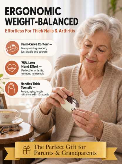 Stop using traditional metal nail clippers! 🛑 They cause splits, flying debris, and accidental cuts.