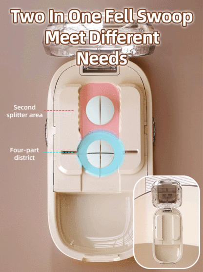 It can split pills into halves or even quarters, if you’ve got seniors at home, this is a must-have. 