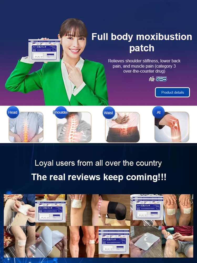 Moxibustion plaster for whole body