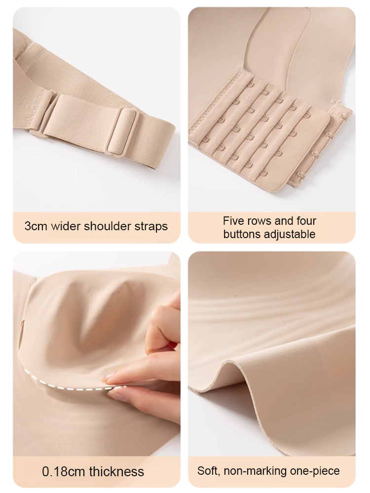 Sagging? NEVER!  Full coverage wireless bra Lifts Like Magic – 24/7 Support Without the Squeeze!