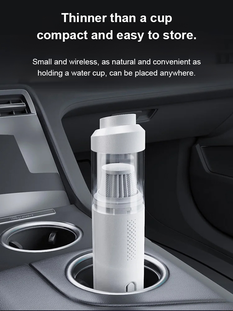 Car wireless charging vacuum cleaner