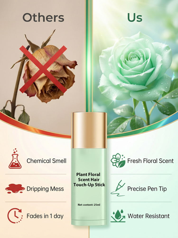  ✨ Simply brush to color, cover white hair wherever you need ✨ Special film-forming technology ensures no fading