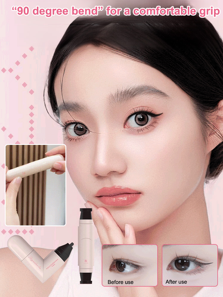 [Draw eyeliner in one second] One-piece eyeliner stamp