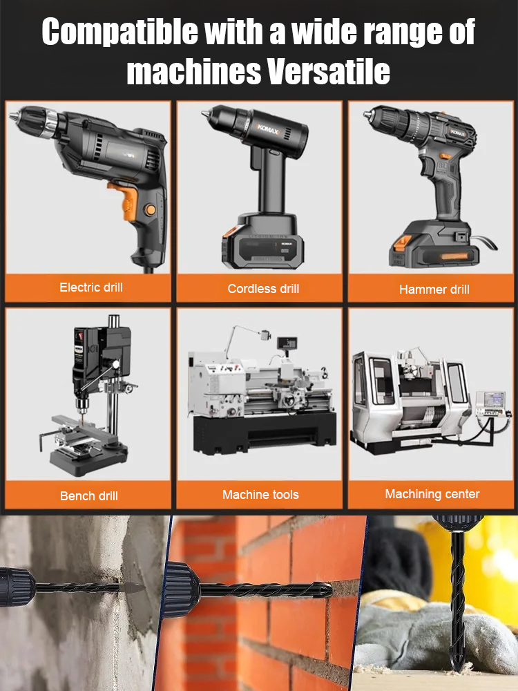 🎇With this set of drill bits, all drilling tasks at home, carpentry and decoration projects, furniture assembly, and outdoor repairs can be perfectly handled.