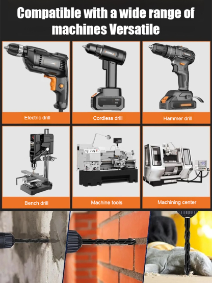 🎇With this set of drill bits, all drilling tasks at home, carpentry and decoration projects, furniture assembly, and outdoor repairs can be perfectly handled.