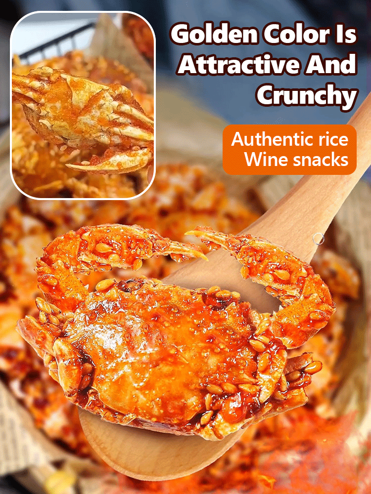 【0 Fat High Protein】Crispy Sweet Spicy Sea Crab,😲 Forget potato chips, forget popcorn! The most addictive snack is breaking the internet! A truly delicious snack you can enjoy without the blood sugar and fat guilt!