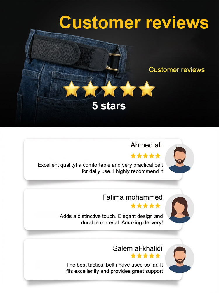 Say goodbye to bulky belt buckles! 