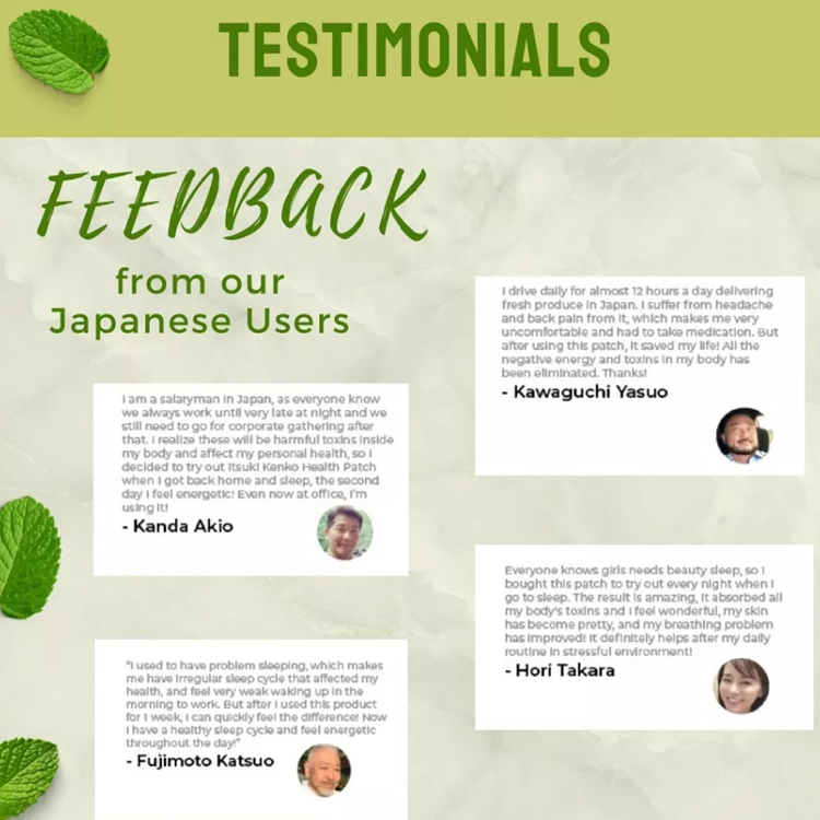 Natural Sugar Reducing and Detoxifying Foot Patch