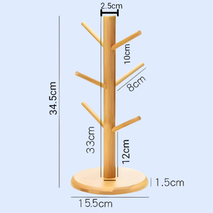 Tea cup glass rack drain hanger