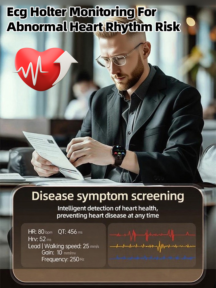 Introducing the world's first AI health management watch! Equipped with the most advanced AI health assistant! ✅ Instantly monitor your health status.