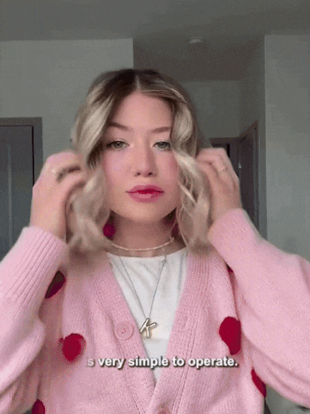 【Use anywhere】Portable 2-in-1 straight and curly curling iron