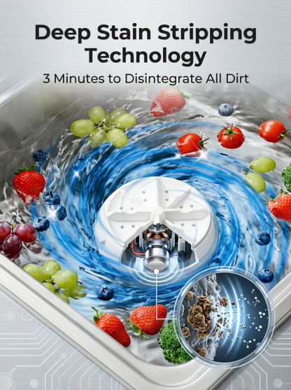 Ultrasonic Fruit and Vegetable Washer