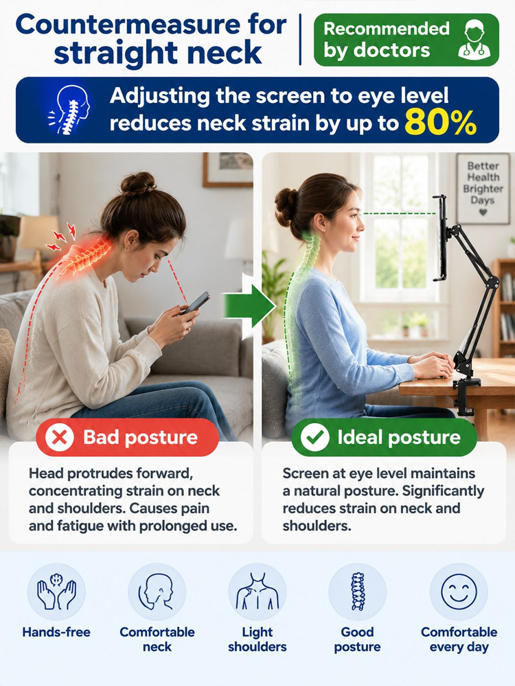 Multi-Functional Adjustable Lazy Phone & Tablet Stand
