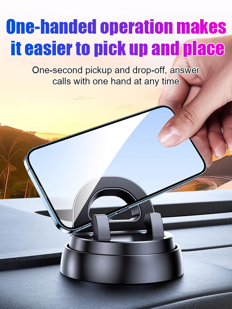 Intelligent suction cup multifunction console with navigation phone holder