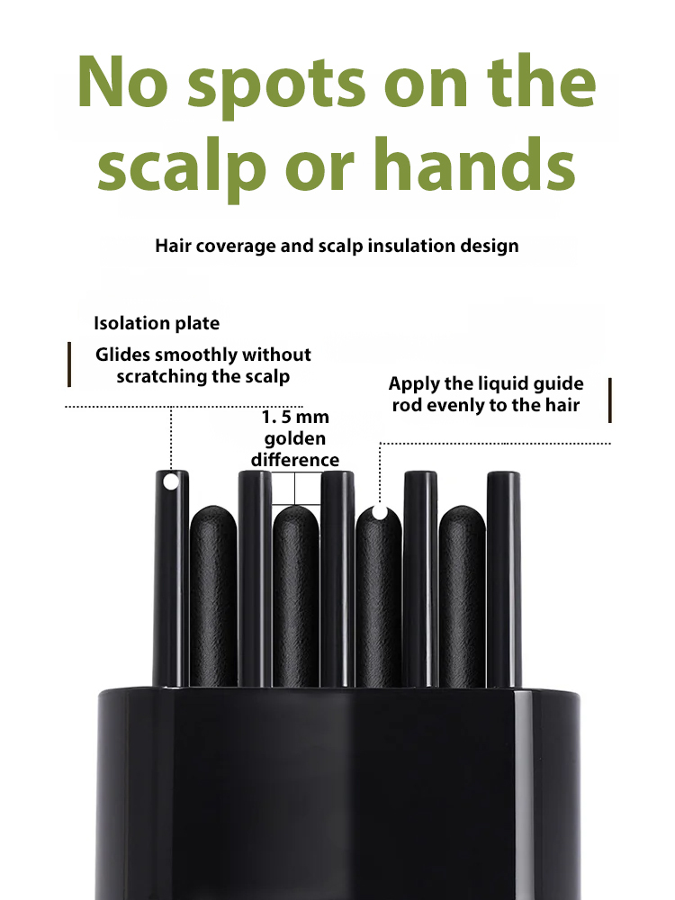  ✨ Simply brush to color, cover white hair wherever you need ✨ Special film-forming technology ensures no fading