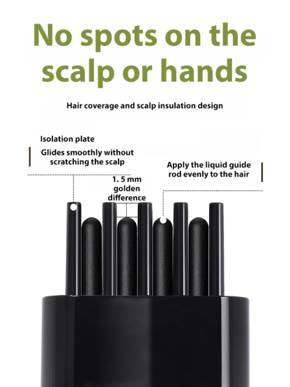  ✨ Simply brush to color, cover white hair wherever you need ✨ Special film-forming technology ensures no fading