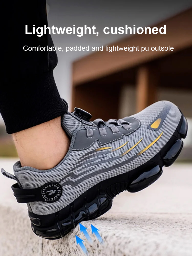 50%off! Last half hour! Anti-smash and anti-puncture labor insurance shoes with embedded steel plate in the toe, anti-smash and protect the top of the foot. The soles are made of thickened oxfords, anti-electricity and anti-puncture, and the nails will no