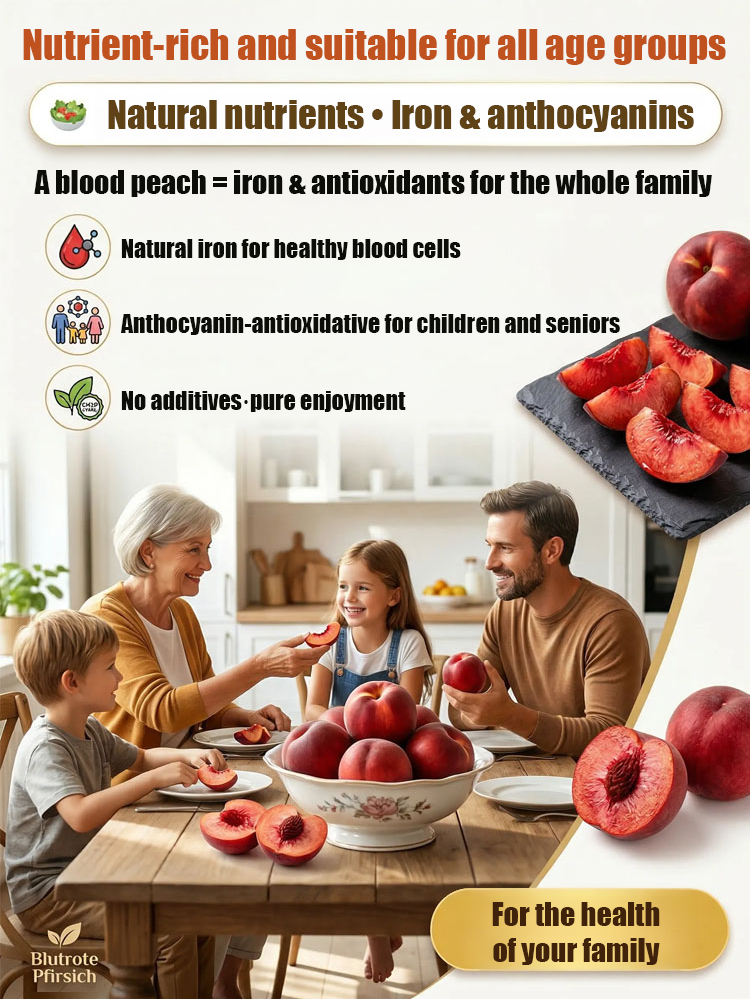 🍑 Bring nature's sweetest wonder to your own garden! Have you discovered the exclusive "Blood Peach" (Red-Flesh Peach)? 😍