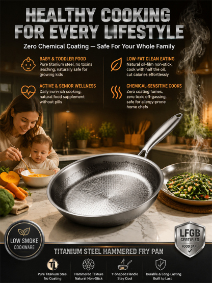 The Same Cookware Used by Michelin-Starred Chefs  Are you still cooking your family's meals on cheap, toxic pans that peel and flake into your food? 🛑 Stop risking your health!