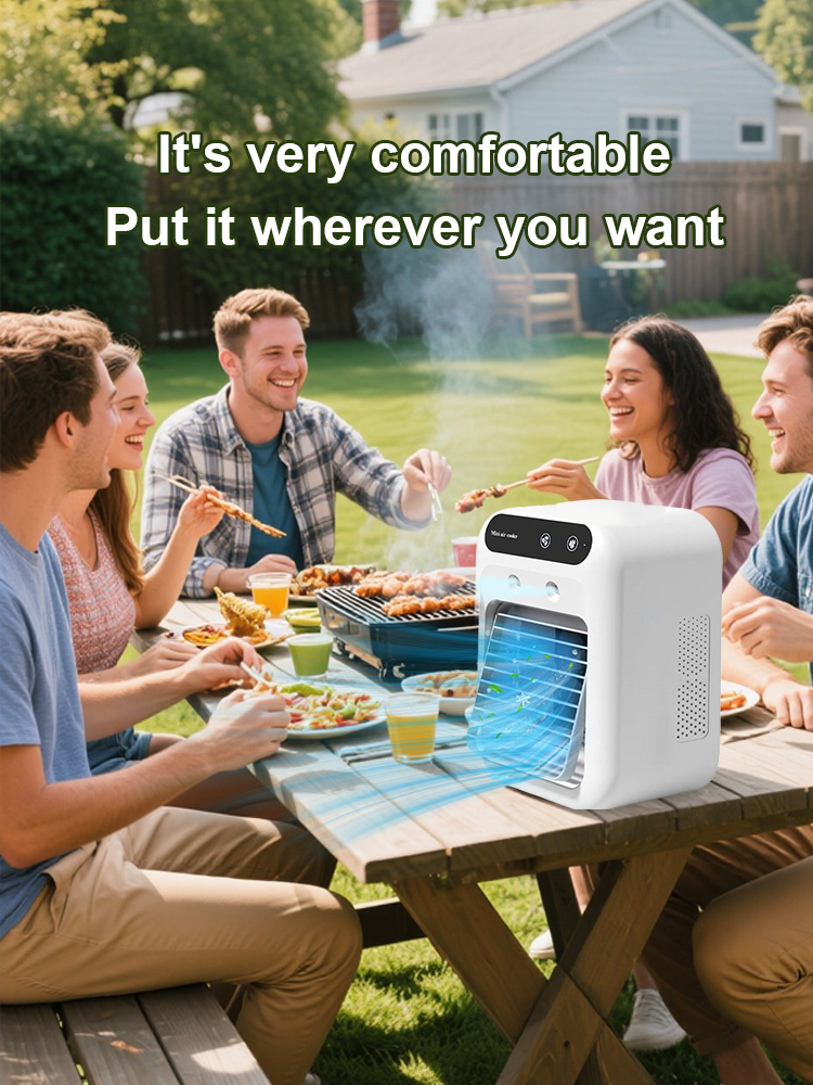 Stop wasting thousands on electric bills! 💸 This mini AC cools your space to 16°C in 3 mins. Just add water & enjoy the breeze. ❄️ Better than a $1000 AC? 😱 This portable gadget drops the temp instantly for a fraction of the cost. No installation, no no