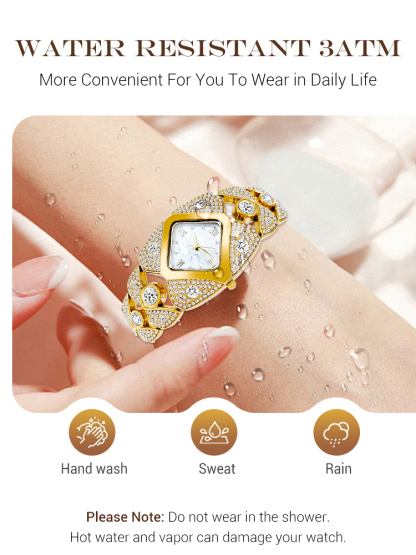 Luxury Full Diamond Ladies Watch | 50% Off Today 💎