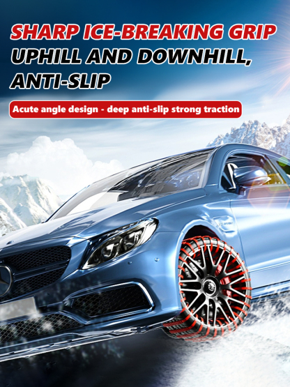 Anti-Slip Snow PE Tire Chains for Car Wheels