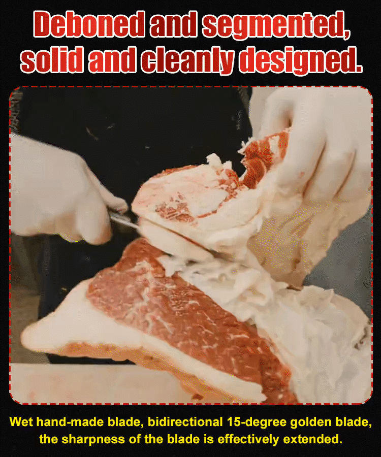 Sold 31,800 units in 3 days Hand forged meat knife cuts meat like bread